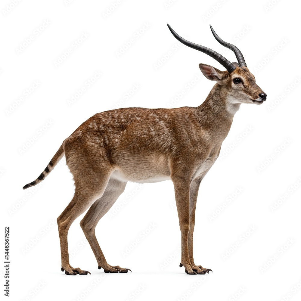 Obraz premium Majestic Antelope Standing Profile Wildlife Photography