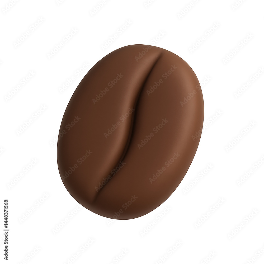 Coffee Bean: A rich, brown coffee bean, smooth and inviting, isolated, perfectly representing the essence of a morning pick-me-up and the heart of coffee culture. Coffee Bean: A rich, brown coffee bean, smooth and inviting, isolated, perfectly representing the essence of a morning pick-me-up and the heart of coffee culture.