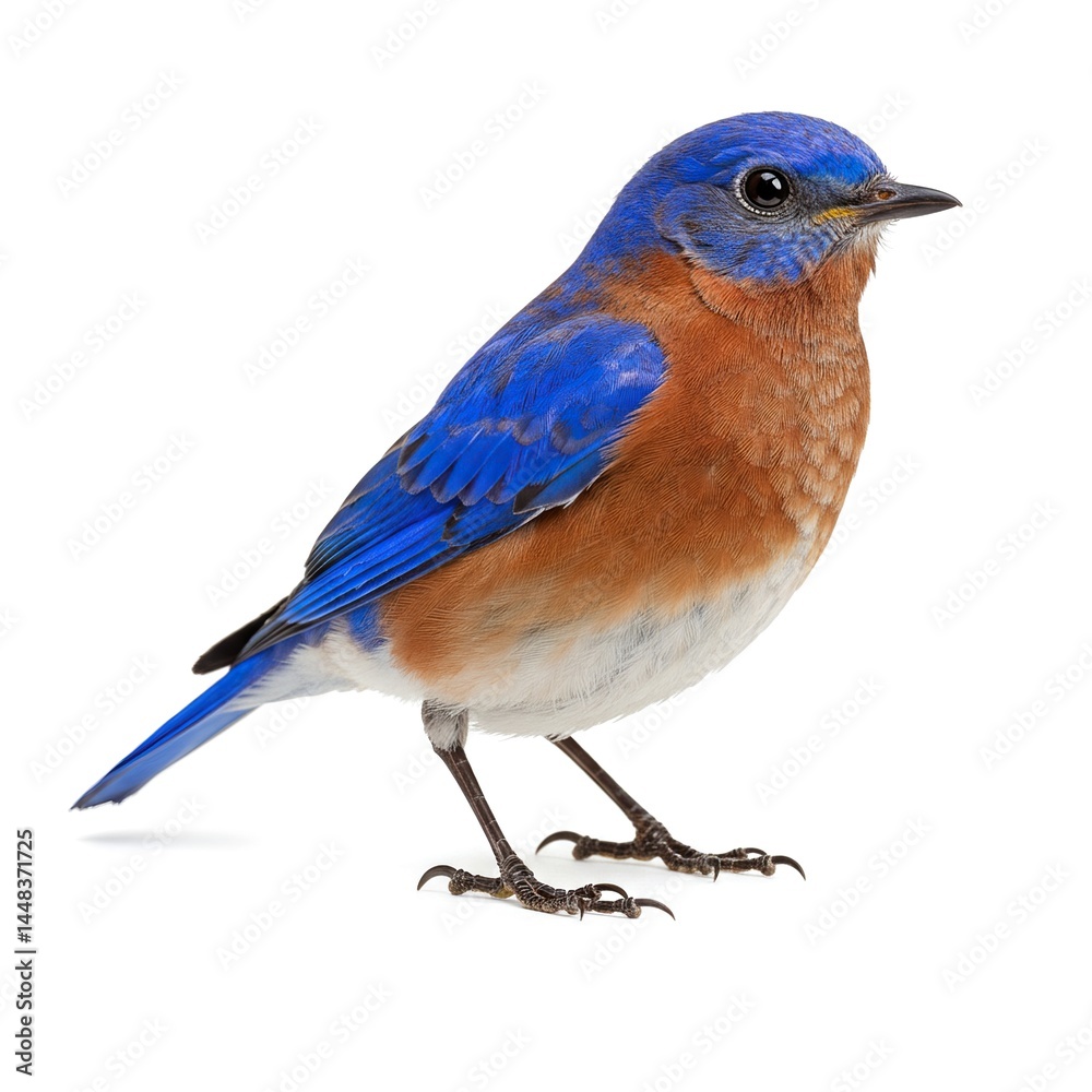 Obraz premium Eastern Bluebird Bird Wildlife Photography Image