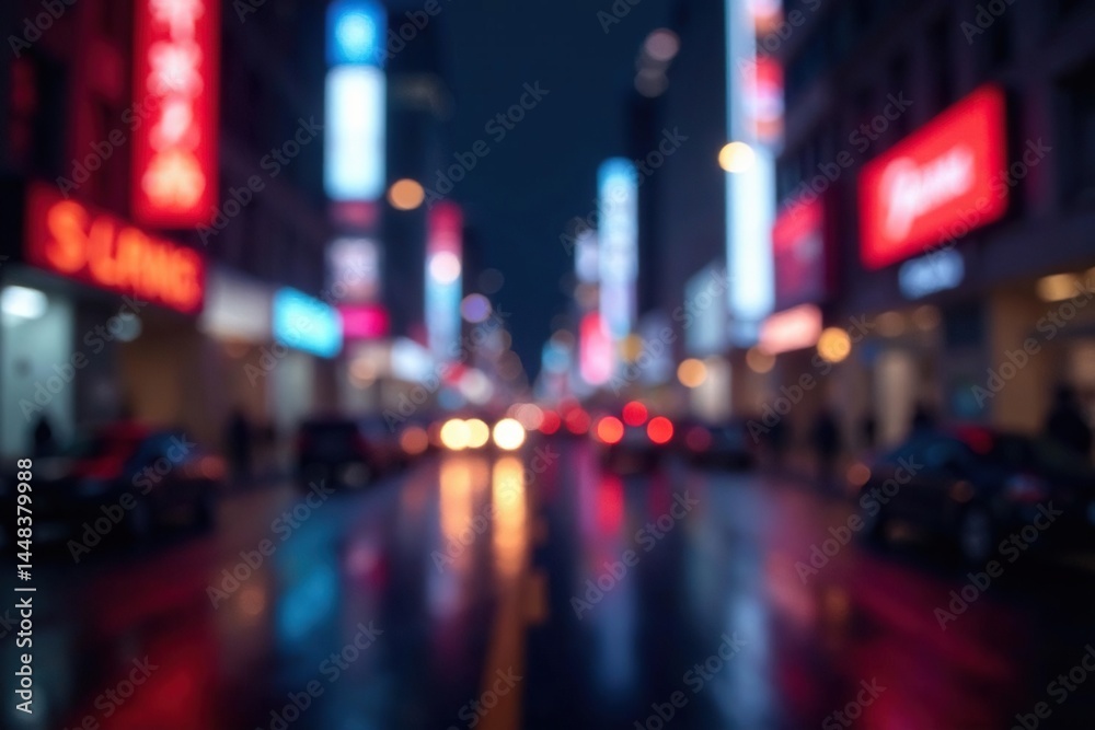 Blurred city lights, dark room, single glowing screen, screen, silence Blurred city lights, dark room, single glowing screen, screen, silence