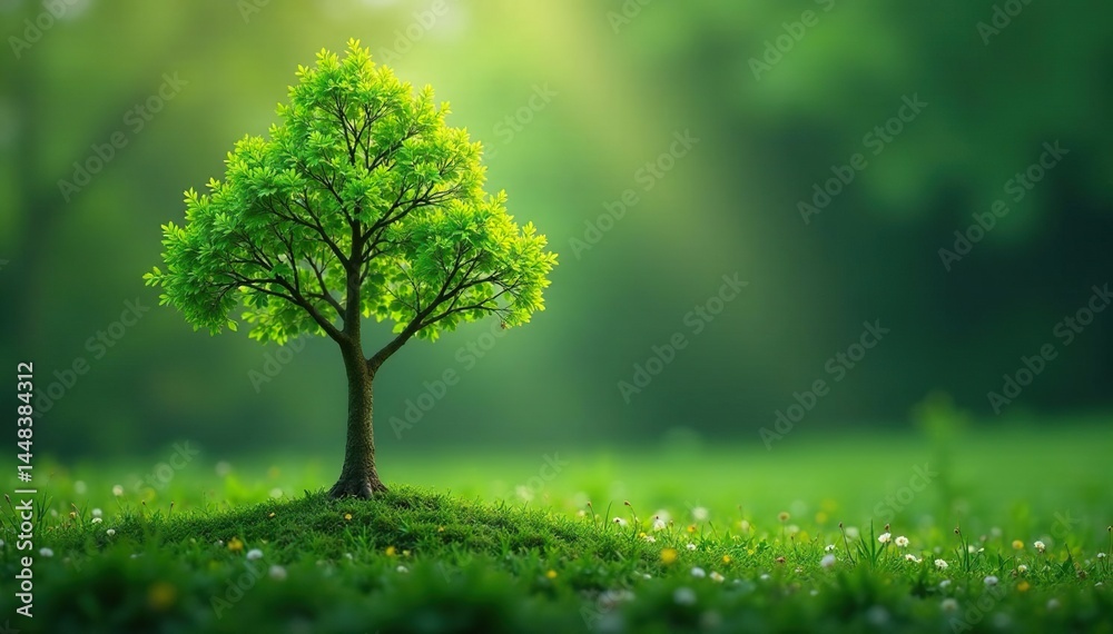 Lone sapling, delicate branches, vibrant green leaves , lone, plant, sapling Lone sapling, delicate branches, vibrant green leaves , lone, plant, sapling