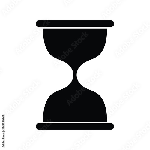 hourglass icon . editable. vector illustration