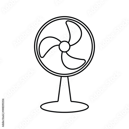 Fan icon. sign for mobile concept and web design. vector illustration