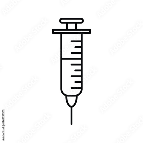 Syringe icon. sign for mobile concept and web design. vector illustration