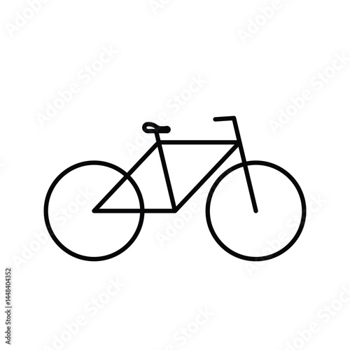 Bicycle icon. sign for mobile concept and web design. vector illustration