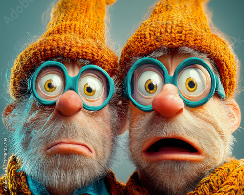 Hilarious Antics: Two Clumsy Heroes in a Ridiculous Adventure
