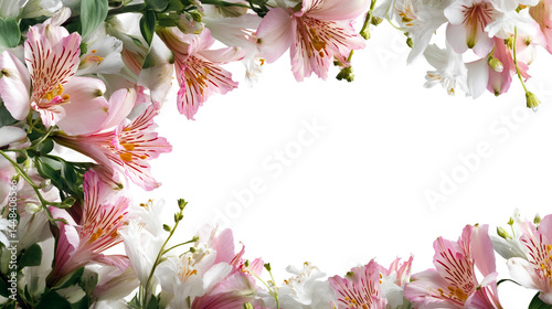 spring flowers border