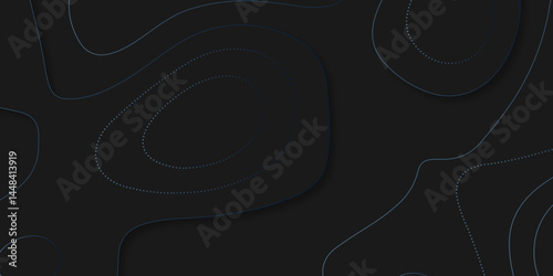  Abstract papercut design. Background of the topographic map. modern wallpaper texture and realistic design used for banner and posters, mountain relief geographic pattern. vector illustration.