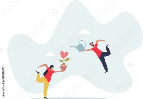 Symbolic love of humanity as nonprofit social teamwork. character life .