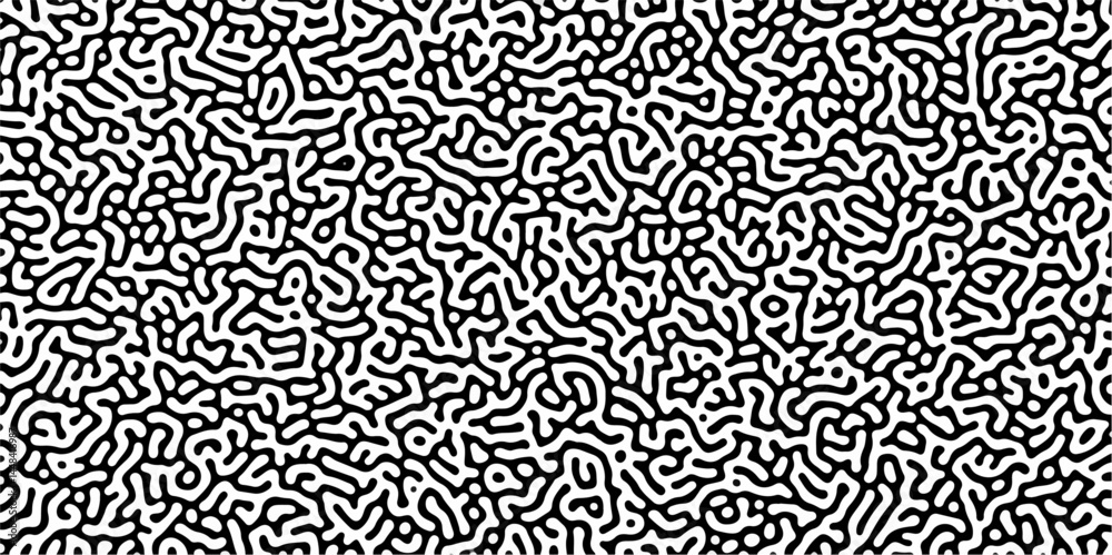 Diffusion reaction seamless vector pattern. Natural seamless line pattern. Linear design with biological shapes. Reaction-diffusion or truing pattern formation. abstract truing organic wallpaper. Diffusion reaction seamless vector pattern. Natural seamless line pattern. Linear design with biological shapes. Reaction-diffusion or truing pattern formation. abstract truing organic wallpaper.