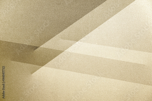 Obraz na płótnie Light pastel soft pale brown gold golden champagne beige white abstract background. Geometric shape. Line triangle angle. Grunge noise grain mesh. Business technology premium. Blank template design. w salonie