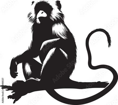  a assa mese macaque vector