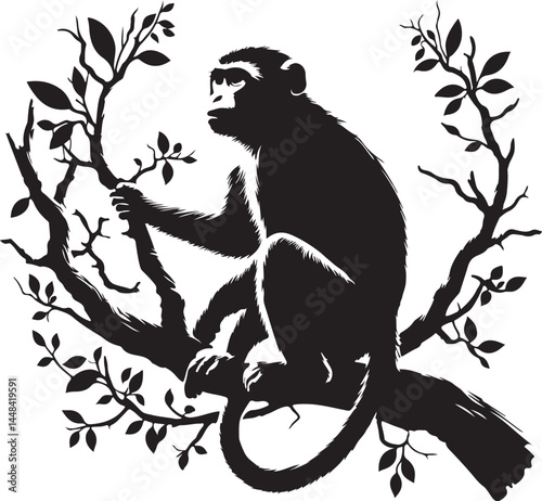  a assa mese macaque vector