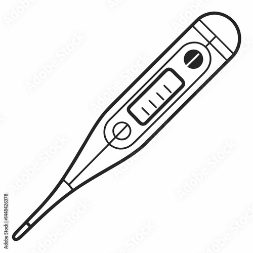 vector thermometer icon