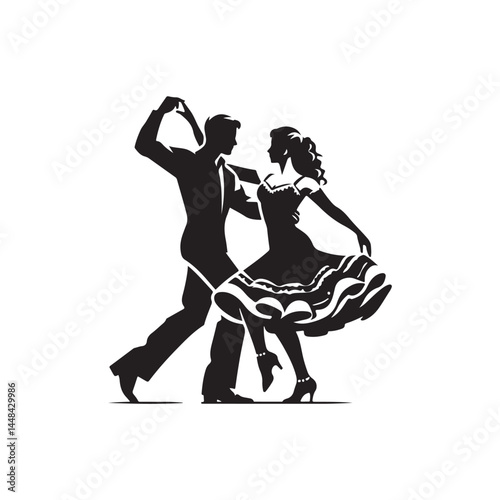 Square Dance Dancers Vector (1).eps