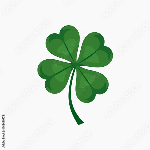 st patricks day celebration with green clovers