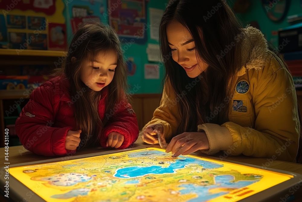 Fototapeta premium One-on-one session with teacher