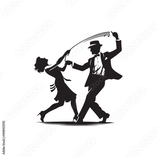 Swing Dance Dancers Vector (2).eps