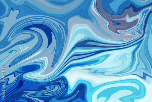 Abstract Acrylic Liquify Digital Background
