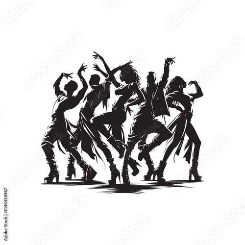 Voguing Dancers Vector (1).eps
