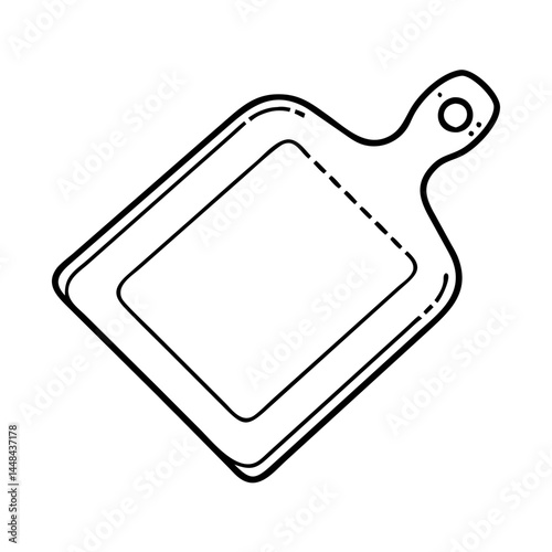 cutting board icon, cutting board vector illustration-simple illustration of cutting board, perfect for cutting board logos and icons