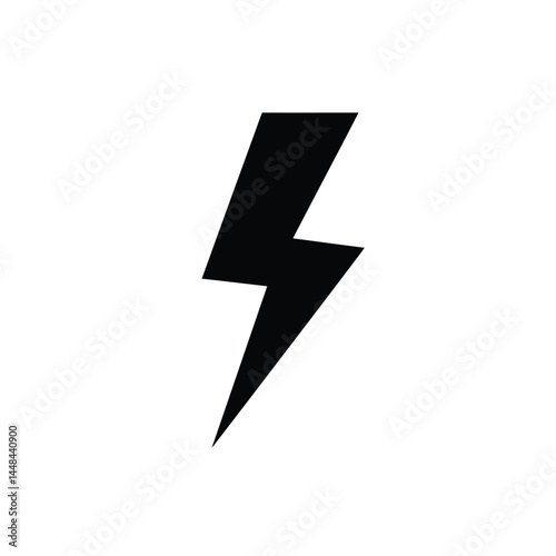 Lightning icon set. Vector