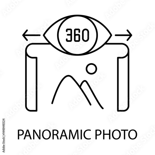  Panoramic Photo – Wide-View Image Capture for Immersive Visuals with editable stroke