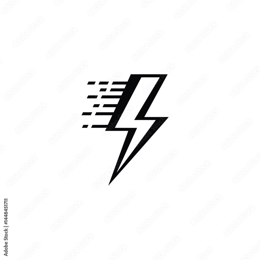 Lightning icon set. Vector Lightning icon set. Vector