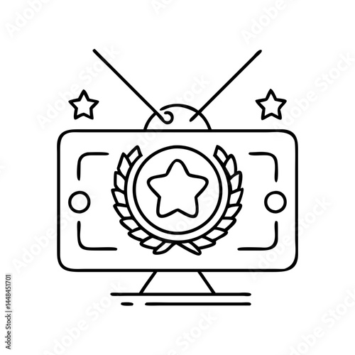 tv show marathon badge icon, tv show marathon badge vector illustration-simple illustration of tv show marathon badge, perfect for tv show marathon badge logos and icons