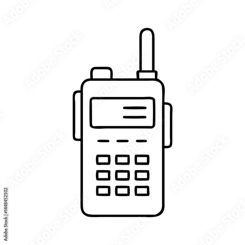 walkie talkie icon, walkie talkie vector illustration-simple illustration of walkie talkie, perfect for walkie talkie logos and icons