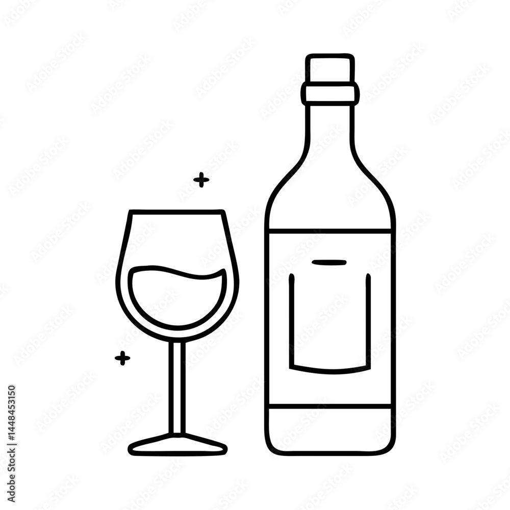 wine bottle and glass icon, wine bottle and glass vector illustration-simple illustration of wine bottle and glass, perfect for wine bottle and glass logos and icons wine bottle and glass icon, wine bottle and glass vector illustration-simple illustration of wine bottle and glass, perfect for wine bottle and glass logos and icons