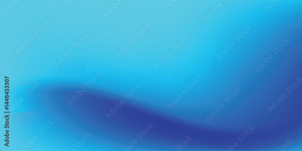 Fototapeta premium Light blue gradient background .Minimalist design using for presentation brochure poster vector illustration