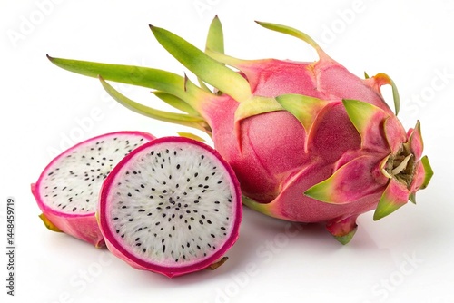 dragon fruit isolated on white background