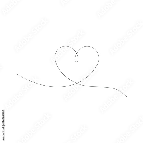 one line hearts vector collection love hearts illustration one line vector valentine day