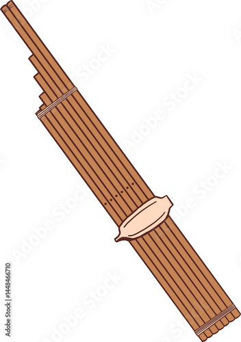 Traditional Khaen clipart illustration