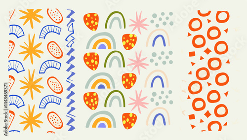 fun colorful seamless pattern collection  creative (4).eps