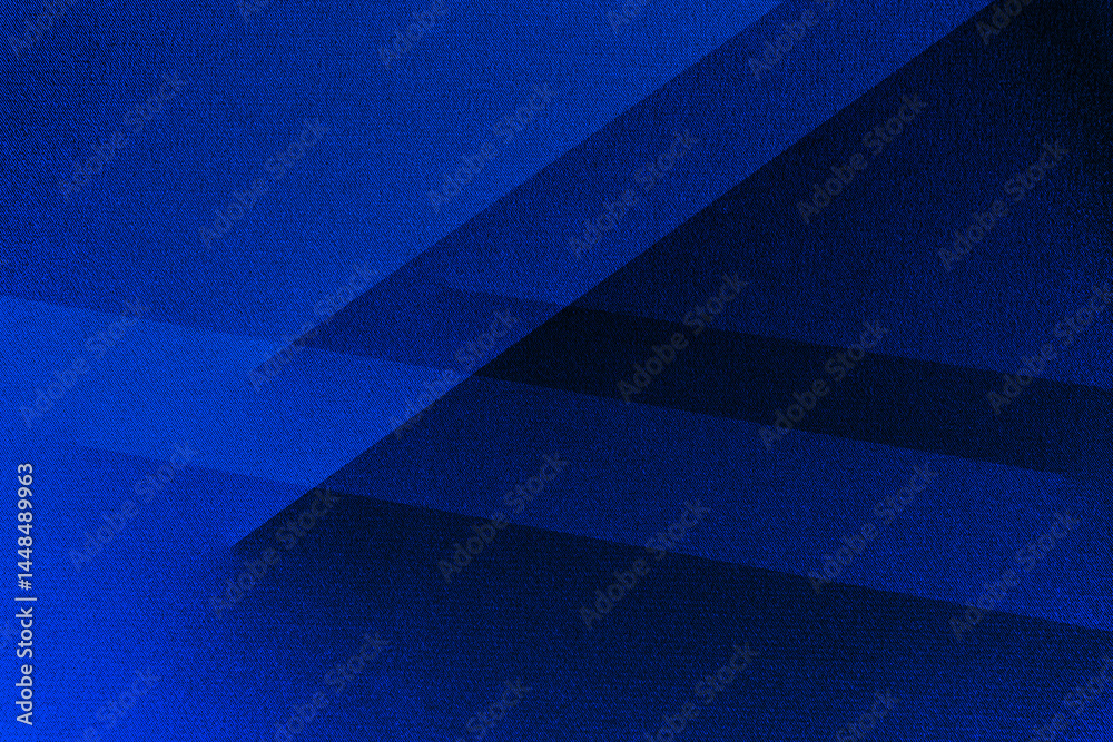 Black dark deep bright blue navy cobalt abstract background. Geometric shape. Line triangle angle. Grunge noise grain mesh. Color gradient. Business technology tech premium. Blank template design.