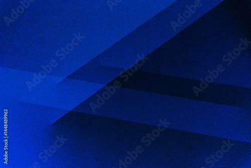 Obraz na płótnie Black dark deep bright blue navy cobalt abstract background. Geometric shape. Line triangle angle. Grunge noise grain mesh. Color gradient. Business technology tech premium. Blank template design. w salonie