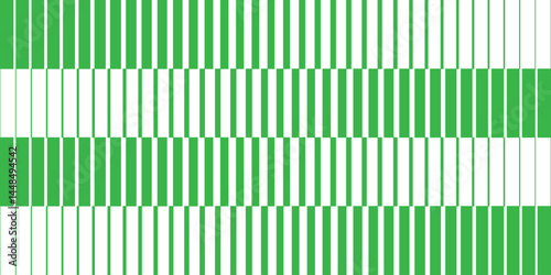 simple green big to small opposite line pattern.