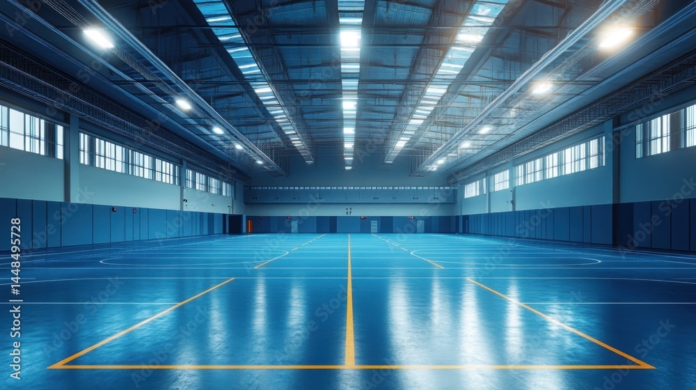 Fototapeta premium Spacious indoor sports hall