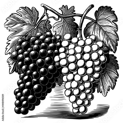 Grapes vector illustration