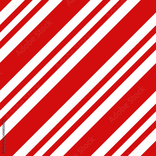 Christmas candy cane striped seamless pattern. Christmas candy cane background with red stripes.
