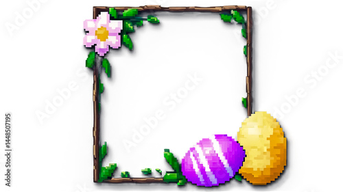 easter eggs border