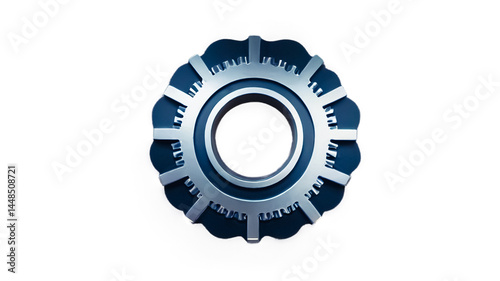 gears on white background