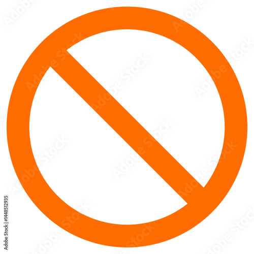 no entry sign icon