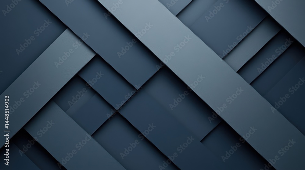 Abstract geometric design in dark blue shades, layered rectangles creating depth and texture, ideal for modern backgrounds. Abstract geometric design in dark blue shades, layered rectangles creating depth and texture, ideal for modern backgrounds.