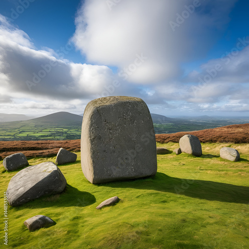 Millenium Stone Megalith Mourne Mountains Northern Ireland