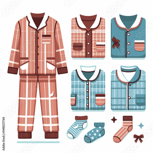 bed, home, sleep, pajamas, pajama, bedroom, child, woman, night, happy, sleepwear, young, female, lifestyle, girl, nightwear, clothes, kid, illustration, morning, rest, clothing, vector, person, white