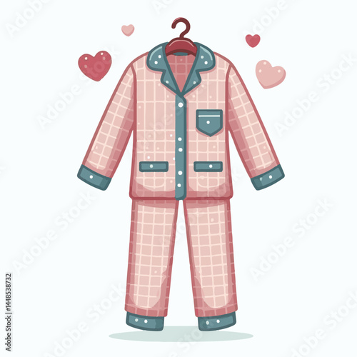 bed, home, sleep, pajamas, pajama, bedroom, child, woman, night, happy, sleepwear, young, female, lifestyle, girl, nightwear, clothes, kid, illustration, morning, rest, clothing, vector, person, white