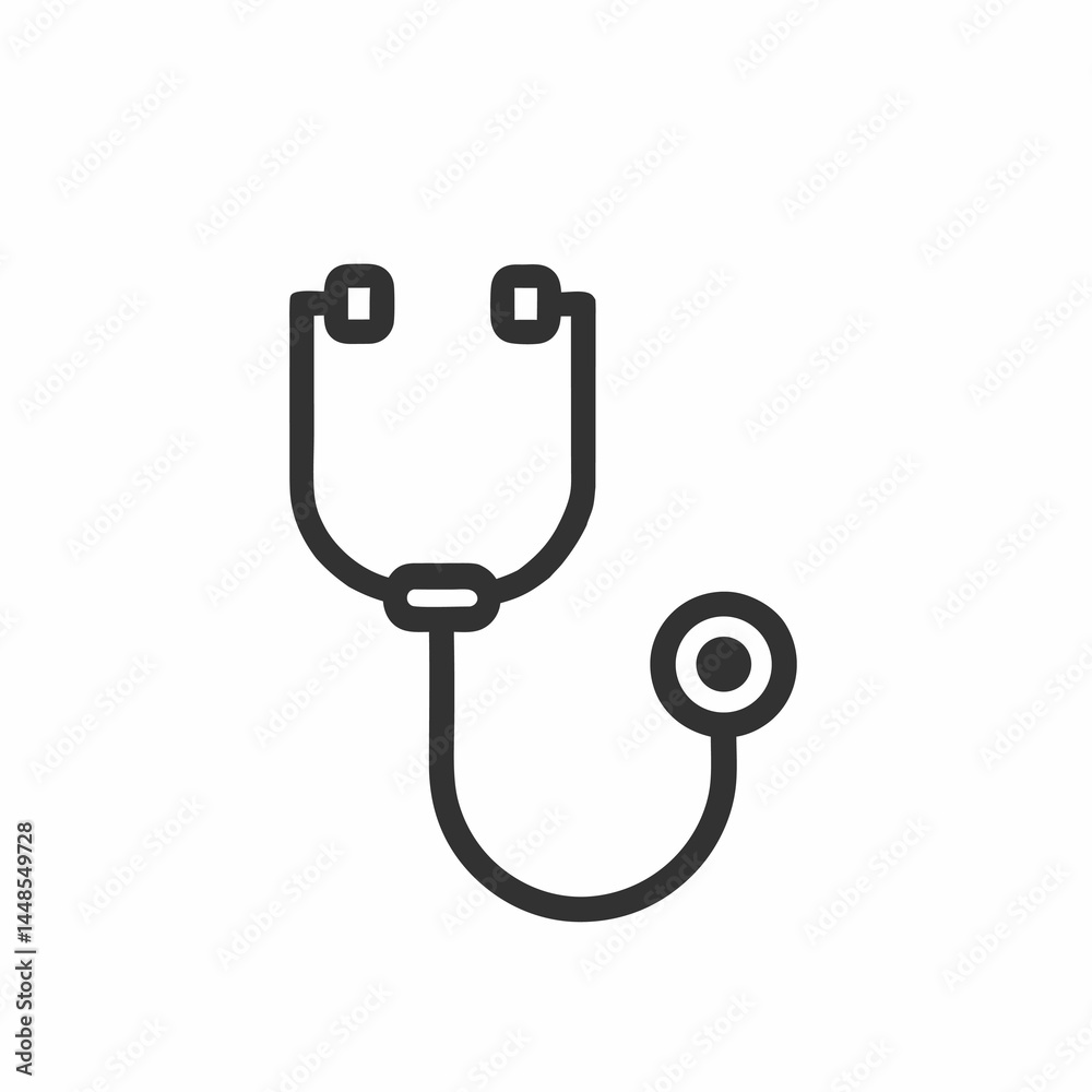 stethoscope on white background stethoscope on white background